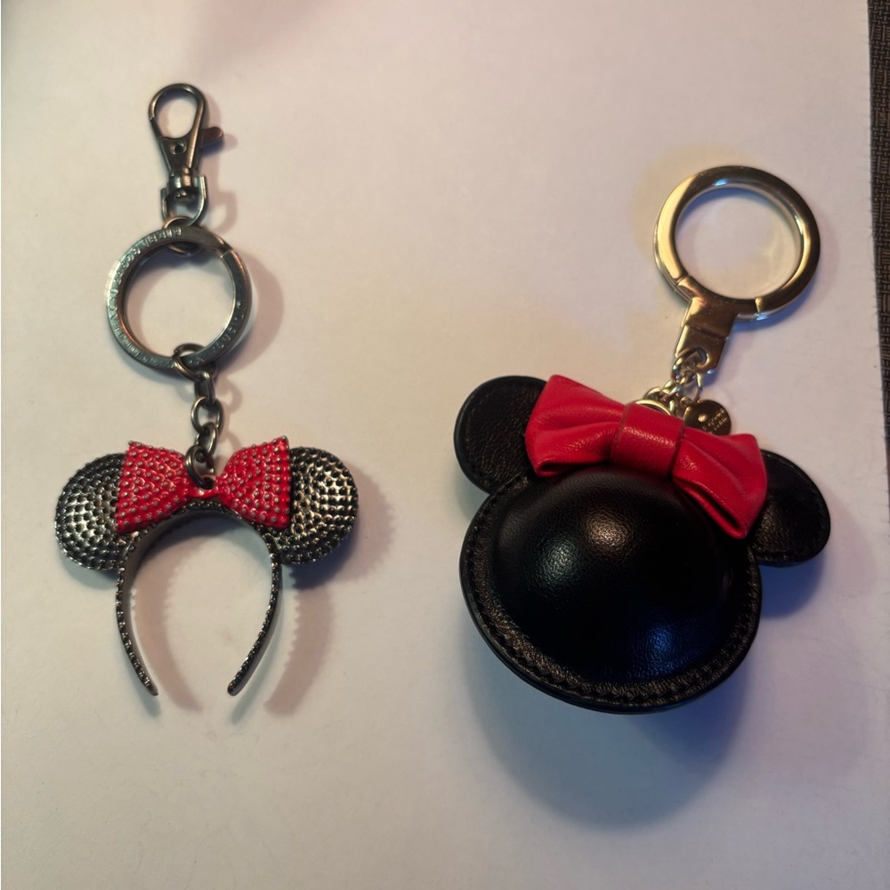 2 Disney Mouse Ear Key Fobs